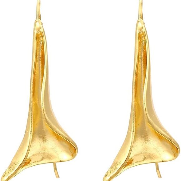 ✨ Anthro Gold Leaf Earrings!✨ - Picture 1 of 4